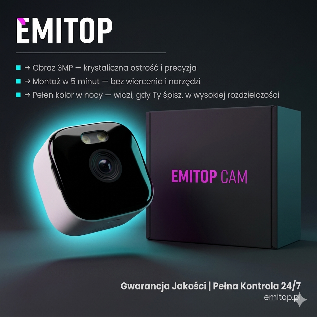 Kamera EMITOP CAM 3.0 Pro - Inteligentny Monitoring