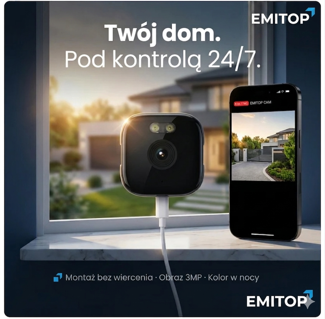 Kamera EMITOP CAM 3.0 Pro - Inteligentny Monitoring