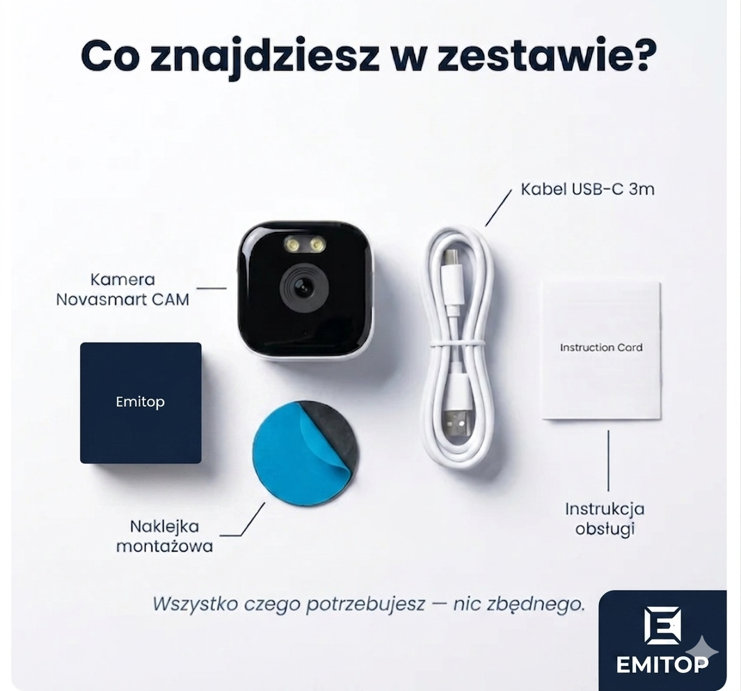 Kamera EMITOP CAM 3.0 Pro - Inteligentny Monitoring
